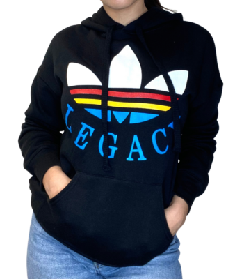 Colorful sports logo brand hoodie